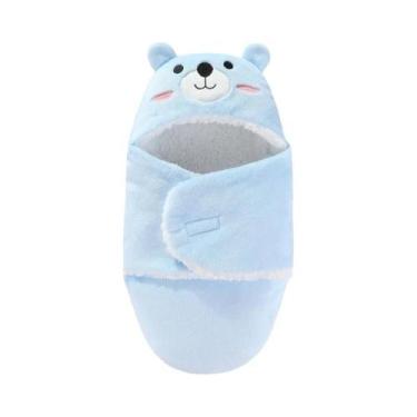 Imagem de Saco De Dormir De Flanela Para Bebê Recém-Nascido, Macio E Quente, Cob