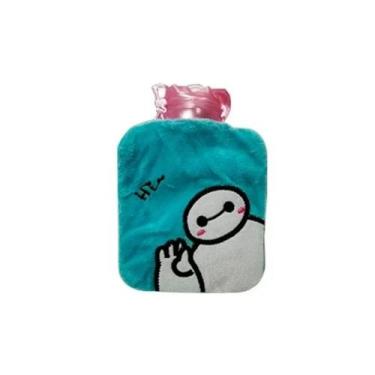 Imagem de Mini bolsa de lã para água quente com forro de desenhos coloridos - Li