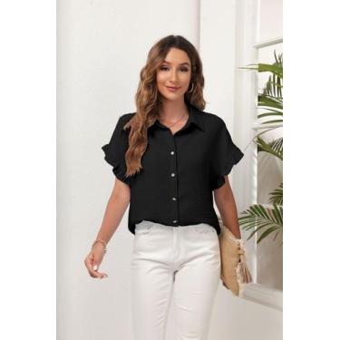 Imagem de Camiseta modal e de algodão para mulheres: look casual de manga curta 