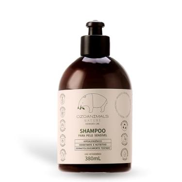 Imagem de Ozoanimals Shampoo Pet Pele Sensível 500 ml — Limpeza Suave; Uso Diário para Cães e Gatos — Fórmula Hidratante Natural.