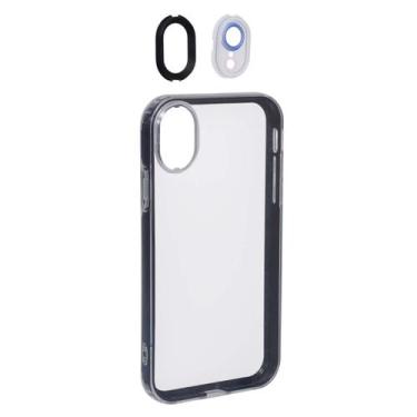 Imagem de Capa Case 3 em 1 Transparente Compatível Iphone XR - Tesla Store, Pret