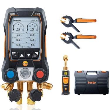 Imagem de Kit Smart Vacuo Manifold Digital 557s com Bluetooth e Válvulas de 4 Vi