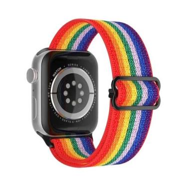 Imagem de Pulseira De Nylon Boêmia Para Apple Watch Ultra 49mm 41mm 45mm, Bracel