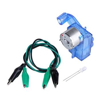 Imagem de Gerador de Fonte de Alimentação de Emergência de Dínamo Com Manivela Manual Com Clipes de jacaré para Lanterna LED e Kits Educacionais