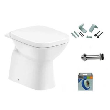 Imagem de Kit Vaso Sanitario Roca Debba Classic Completo Branco C329727001