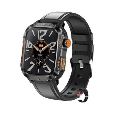 Imagem de Relógio Inteligente Militar Masculino Com GPS, Tela AMOLED De 2.01 Pol