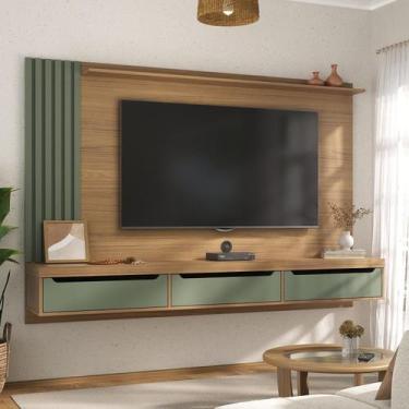 Imagem de Painel Ripado para TV até 75 Polegadas 3 Gavetas 2m Presence - Artely