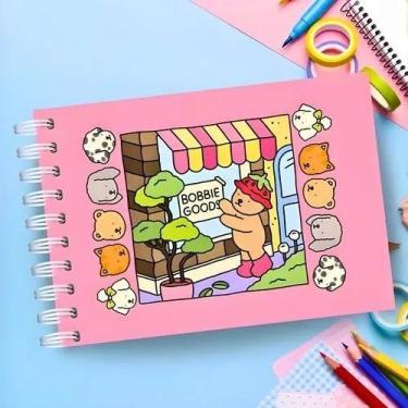 Imagem de Livro de Colorir 50 Folhas Grossas  Harry Potter, Stitch, Bobbie Goods