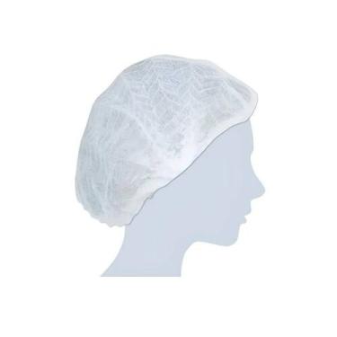 Imagem de Kit 300 Touca Descartavel Tnt Branco - Branco - Inoven