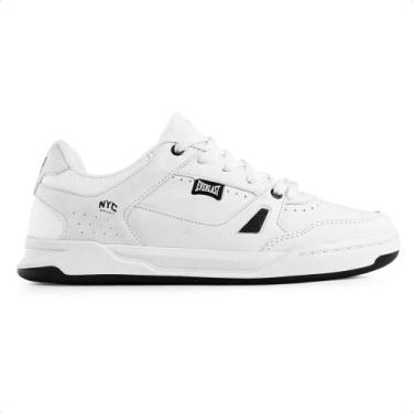 Imagem de Tênis Everlast Masculino Casual, 41, Branco, Preto