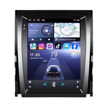 Imagem de [4G + 64G] Rádio veicular para Cadillac Escalade SLS 2007-2014: tela sensível ao toque de 9,7 polegadas estéreo para carro com câmera de backup CarPlay Android Auto 5GWiFi Bluetooth GPS Navegação FM