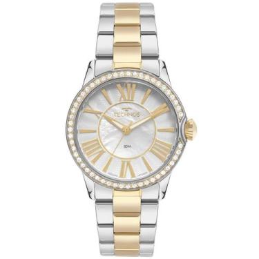 Imagem de Relógio Technos Feminino St.moritz Bicolor - 2035MYU/1K