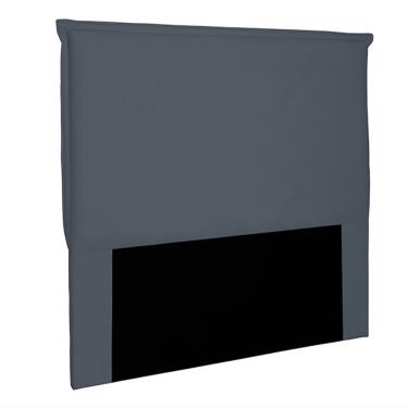 Imagem de Cabeceira Decorativa Queen Size 1,60M Trento Suede Cinza - Gran Belo