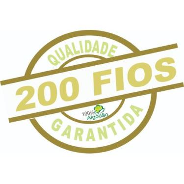 Imagem de Kit 12 Fronhas 70x50cm Percal 100% Algodão 200 Fios Ponto Palito Branc