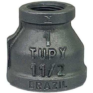 Imagem de Luva Tupy Redução 1.1/2" x 1" NPT Média Pressão, 1