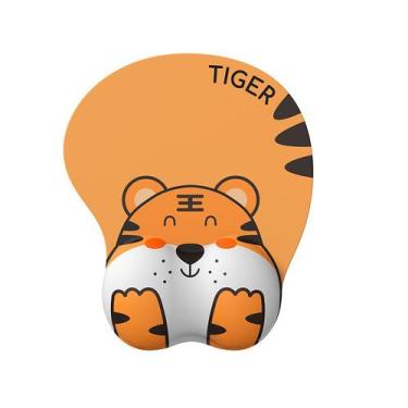 Imagem de Mouse pad Creative Tiger Design com apoio de pulso em espuma viscoelás