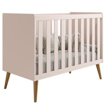 Imagem de Quarto de Bebê Isis 3 Portas Rosa Acetinado - Reller