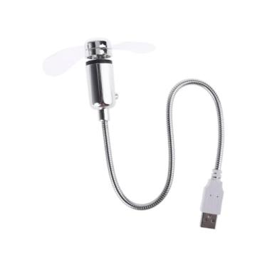 Imagem de Kaasst Ventoinha de resfriamento USB flexível com economia de energia para notebook, laptop, computador de plástico