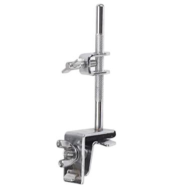 Imagem de Grampo de suporte de chocalho, suporte de aro de sino de bumbo para batedor, grampo de sino de caubó, facilmente ajustável, material premium, para kit de bateria