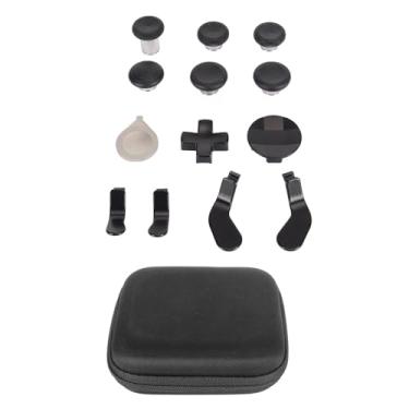 Imagem de Kit de Varas de Polegar de Substituição, Alça de Metal Joystick Paddle Diy Conjunto Controlador 2 Geração Controlador Versão Elite para Uso Doméstico Ao Ar Livre (Preto)