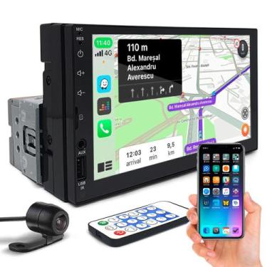 Imagem de Kit Central Multimídia 1 Din 7 Polegadas + Câmera Ré Vectra 2006 2007 
