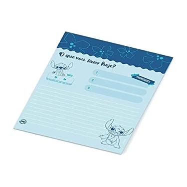 Imagem de Bloco Refil para Mini Fichário Argolado com 80 Folhas Decoradas Stitch DAC, 3798RE