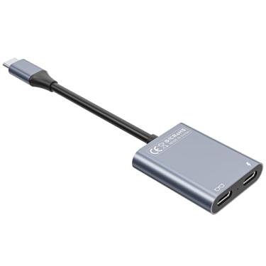Imagem de Adaptador de carregamento USB-C para óculos, adaptador de carregamento e reprodução com carregamento PD de 100 W e saída de tela 4K a 60 Hz, para Switch (não Switch 2), ROG Ally, PS4/5, Xbox, Mac mini