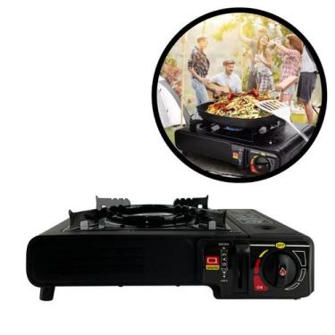 Imagem de Fogareiro Fogão Portátil Camping Flex 1 Boca Mini Luxo Premium - Idea