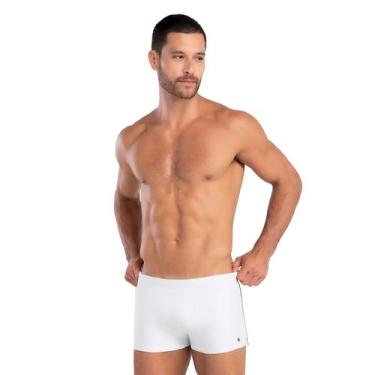 Imagem de Sunga Boxer Mash C/ Friso Lateral - 300.05, Branco, G