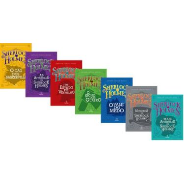 Imagem de Kit 7 Livros  Sherlock Holmes  Arthur Conan Doyle - Principis