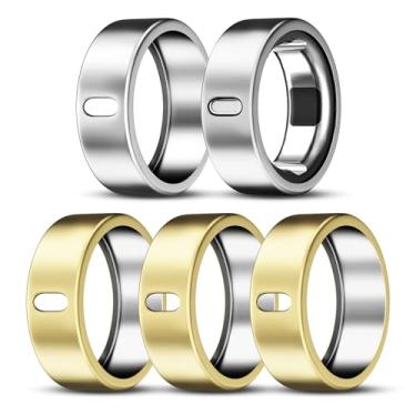 Imagem de ZOOROO Pacote com 5 capas compatíveis com Oura Ring Gen 4/Oura Ring Gen 3 Horizon/Heritage, Surport Charging com capa, protetor de TPU antiarranhões para acessórios Oura Rings mulheres e homens