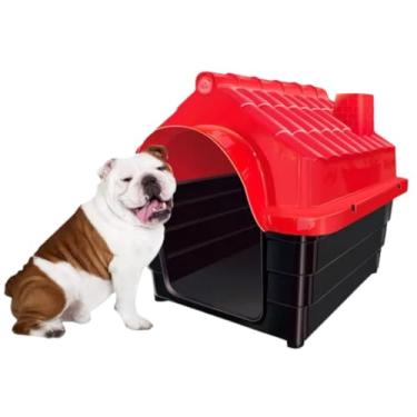 Imagem de Casinha De Cachorro Para Cachorro Pequeno e Médio Porte(Vermelho)