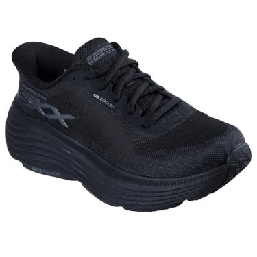 Imagem de Skechers Tênis feminino sem cadarço Endeavour Hallandale com as mãos livres, Preto/preto, 38