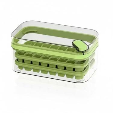 Imagem de Forma de Gelo Premium, Bandeja com Recipiente Hermético para Cubos, Silicone e Plástico, 23.5x13.5x10.9cm, com Pá