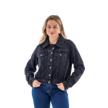Imagem de Jaqueta Jeans Feminina Arauto Color Black-Feminino
