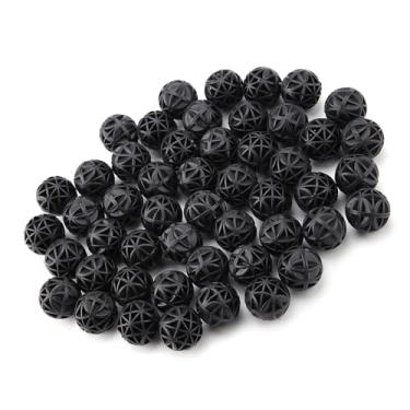 Imagem de 50 Pçs Filtro Bio Poroso Bola Bioquímica Leve Fácil Transportar Tanque de Peixes Lagoa Material de Filtragem do Aquário (16mm com algodão)