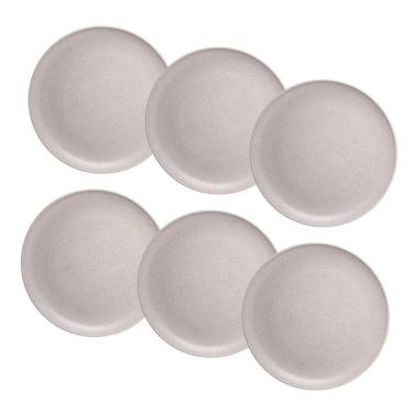 Imagem de Jogo 6 Pratos Raso Em Fibra De Pinho E Pp Pine 27cm Wolff