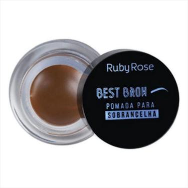 Imagem de Ruby Rose Hb8400 Best Brown Pomada Para Sobrancelha 3,3g Cor:medium