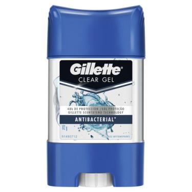Imagem de Desodorante Gel Antitranspirante Gillette Antibacterial 82g, 1, 82g