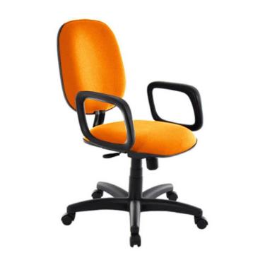 Imagem de Cadeira Diretor Para Escritório Com Braços Linha Uno Laranja