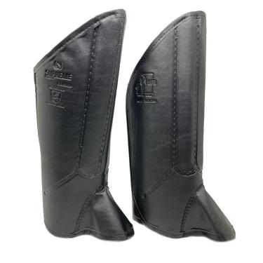 Imagem de Par Perneira Proteção 3 Talas Segurança Operador Pvc Com Velcro