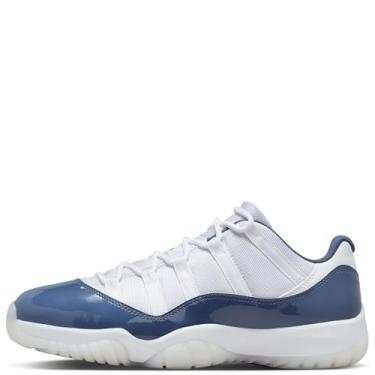 Imagem de Nike Masculino Tênis Air Jordan 11 Retro Low Diffused Blue (Fv5104-104, Branco/Azul Diffused/Cinza Futebol) Tamanho 10