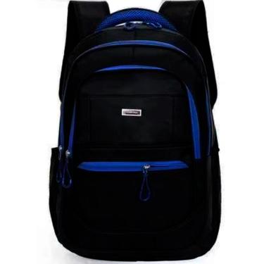 Imagem de Mochila Masculina Impermeável Resistente Bolso Para Notebook Trabalho Faculdade Escola-Unissex