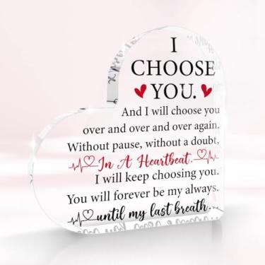 Imagem de Presentes para o meu homem, para meu marido, presente de dia dos namorados, presentes de noivo, decorações de dia dos namorados, lembrança de aniversário de casamento, presente de acrílico para esposa