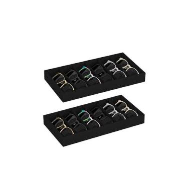 Imagem de Bandeja Organizadora de Lentes Ausalivan para Múltiples Gafas Negra