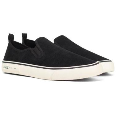 Imagem de Tênis Masculino Slip On Coca Cola Casual Iate City Suede Calce Fácil C