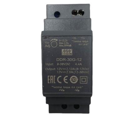 Imagem de Mean Well 30W Fonte De AlimentaçãO Dc-Dc Tipo Trilho Din Semi Modular Para LaboratóRio De Pc 12V 2.5A (DDR-30G-12 12V/2.5A/30W/DIN Rail Power)