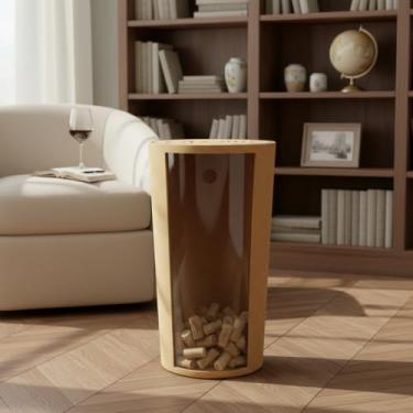 Imagem de Banqueta Banco Porta Rolha De Vinho Casillero Cortiça