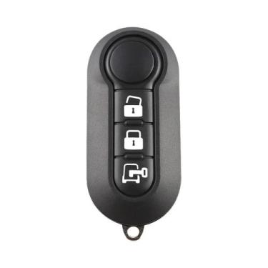 Imagem de Chave Remota De 3 Botões SIP22 Para Fiat 500, Panda, Punto, Bravo, Sti