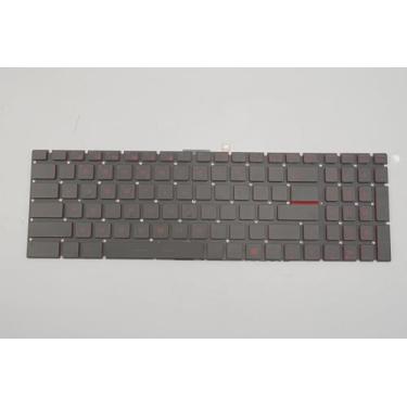 Imagem de Substituição de teclado retroiluminado vermelho para laptop US para MSI GF75 Thin 8RC 9RD 9SC 9SE 9SD Series V143422AK